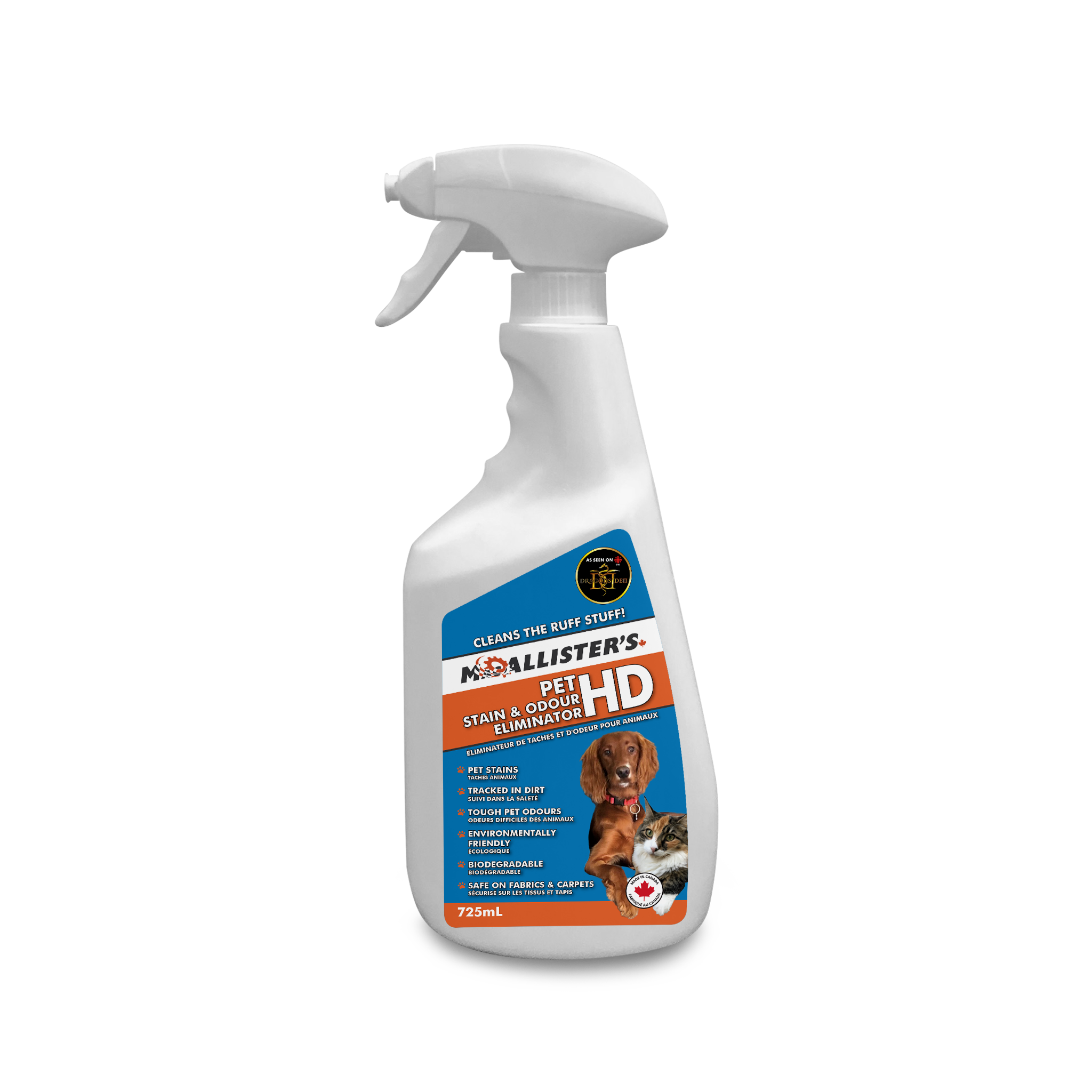MacAllister's Pet Stain & Odour Eliminator HD