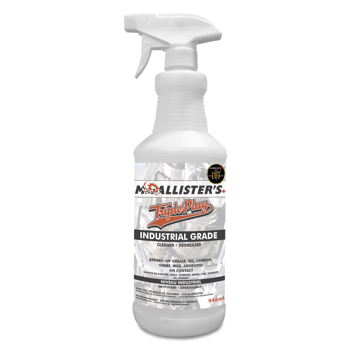 MacAllister's Triple Play Industrial Grade Cleaner Degreaser